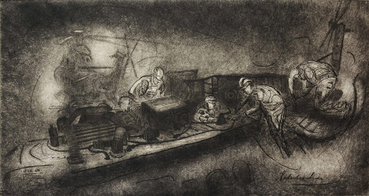 Maintenance work on a Sikorsky S92