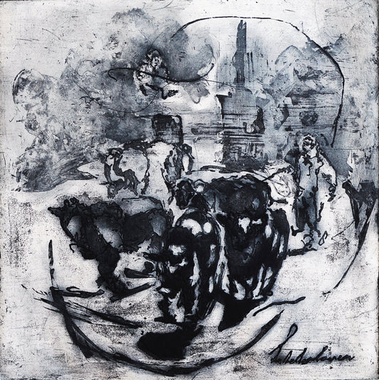 In the ring at Thainstone Mart