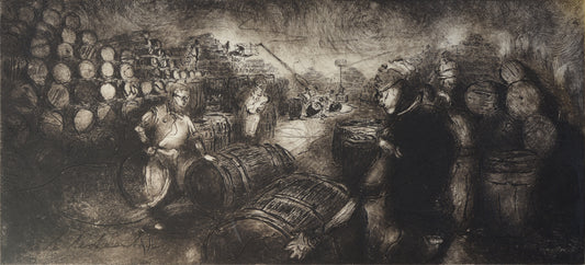 The barrel yard of Speyside Cooperage