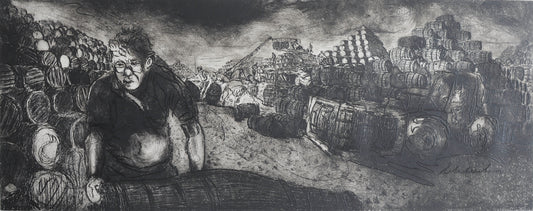 The barrel yard of Speyside Cooperage